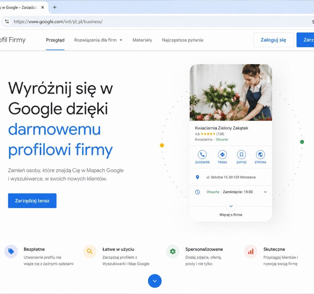 Jak założyć wizytówkę Google krok po kroku?
