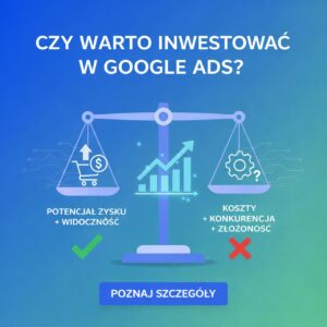 Po uruchomieniu kampanii Twoja reklama pojawi się na górze wyników, gdy ktoś w okolicy szuka fryzjera. Załóżmy, że w pierwszym tygodniu 100 osób kliknie reklamę, z czego 10 umówi wizytę w salonie. Jeśli średnia wartość usługi to 150 zł, daje to ok. 1500 zł przychodu. Koszt tych 100 kliknięć może wynieść ok. 300 zł, więc wydane 300 zł zamieniło się w 1500 zł - reklama zwróciła się z nawiązką. Podobny schemat działa w każdej branży. Restauracja w Krakowie przyciągnie gości szukających "dobrej restauracji Kraków", a sklep internetowy zdobędzie klientów w całym kraju.