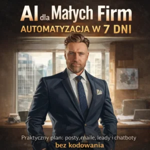 AI dla małych firm automatyzacja w 7 dni - okładka e-booka